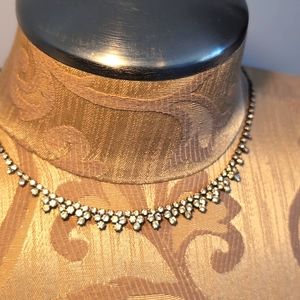 Vintage Rhinestone necklace 16"